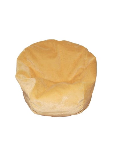 Buy Microsuede Bean Bag Yellow in UAE