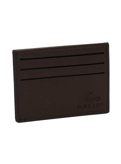 Buy Spacious Leather Wallet Brown in Saudi Arabia