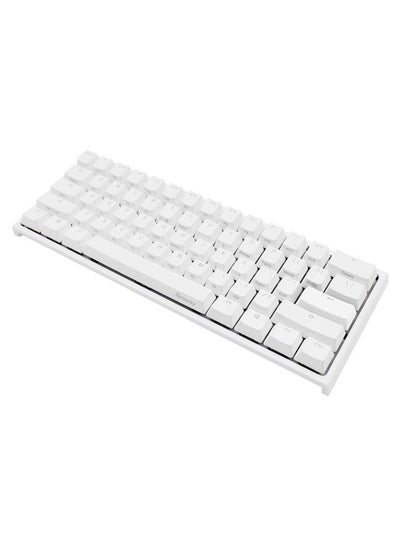 اشتري لوحة مفاتيح ون 2 لاسلكية صغيرة بتصميم انسيابي بإضاءة LED RGB أبيض في الامارات