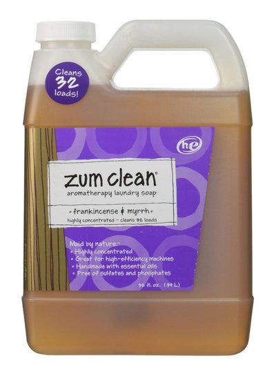 Buy Zum Clean Frankincense And Myrrh Laundry Liquid Soap Brown 32 fl oz Brown in UAE