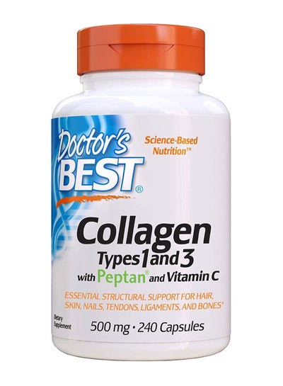 Buy Collagen Types 1 And 3 Dietary Supplement - 240 Caplets in UAE