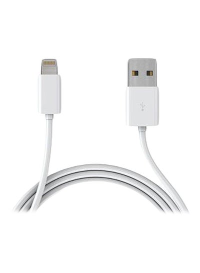 اشتري USB Lightning Charger Cable White في مصر