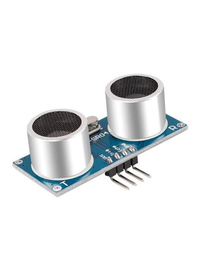 Buy Ultrasonic Distance Sensor For Arduino Blue/Silver in UAE