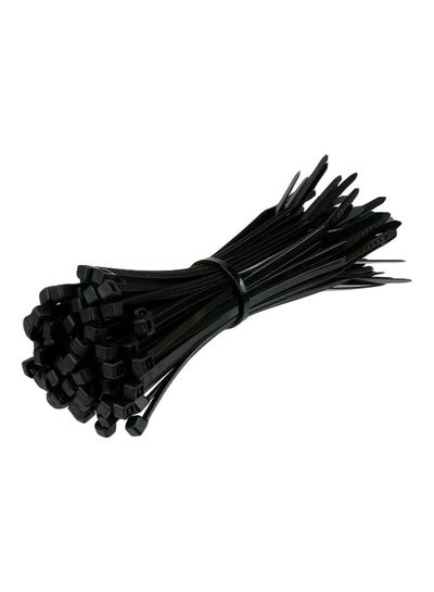 اشتري 100-Piece Cable Tie Black في السعودية