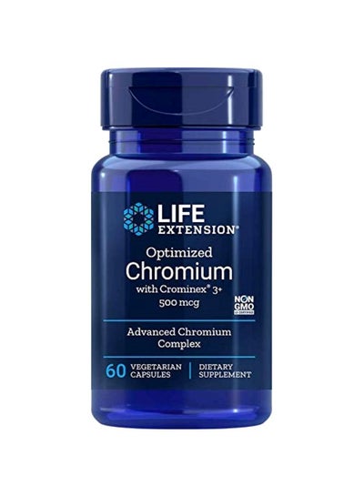 Buy Optimized Chromium Dietary Supplement 500mcg - 60 Veg Capsules in UAE