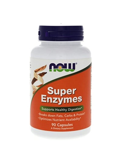 Buy Super Enzymes Dietary Supplement - 90 Capsules in Saudi Arabia