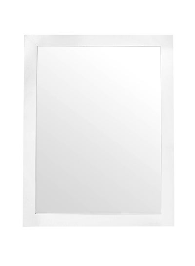 Buy Aroma Wall Mirror White 80 x 60cm in Saudi Arabia