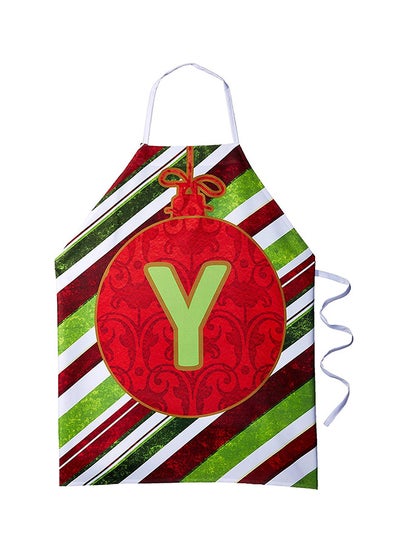 Buy Initial Letter Y Printed Apron Multicolour 22 x 30inch in Egypt