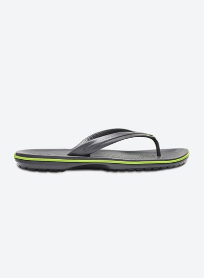 Buy Crocband Flip Flops Graphite/Volt Green in UAE