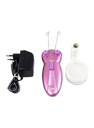 Buy 3-Piece Face Hair Remover Pink/Silver/Black in UAE