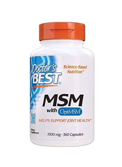 Buy MSM With OptiMSM Dietary Supplement - 360 Capsules in UAE