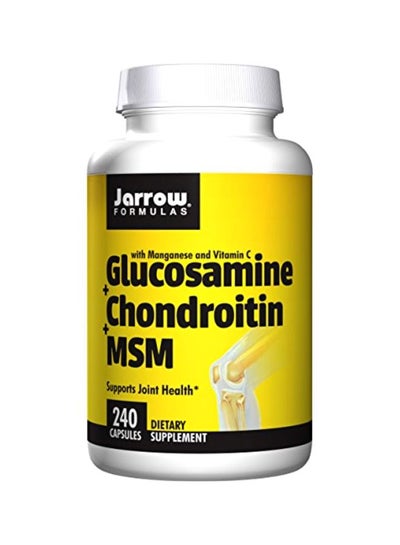 Buy Glucosamine Chondroitin And Msm Dietary Supplement - 240 Capsules in UAE