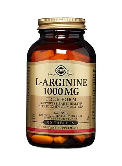 Buy L-Arginine Dietary Supplement 1000 Mg - 90 Tablets in UAE