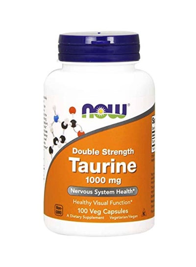 Buy Taurine Double Strength 1000 mg - 100 Veg Capsules in Saudi Arabia