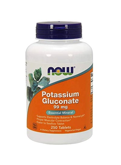 Buy Potassium Gluconate Dietary Supplement 99 mg - 250 Tablets in UAE