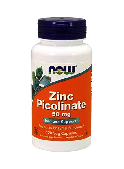 Buy Zinc Picolinate 50mg Dietary Supplement - 120 Vegetarian Capsules in UAE