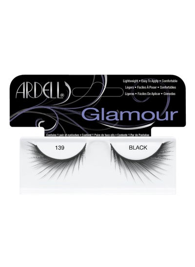 Buy Pair Of 4 Natural Glamour False Eye Lashes 139 Black in Egypt