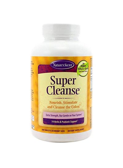 Buy Pack Of 2 Super Cleanse Dietary Supplement - 200 Tablets in UAE