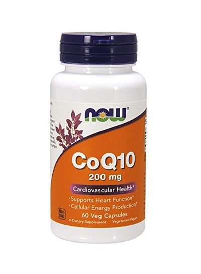 Buy Pack Of 2 CoQ10 200 mg Dietary Supplement - 60 Capsules in UAE