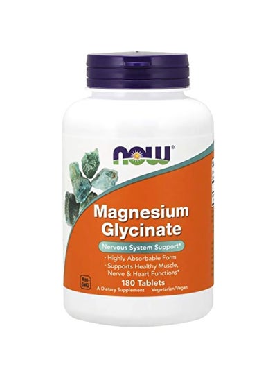 Buy Magnesium Glycinate Dietary Supplement - 180 Tablets in UAE