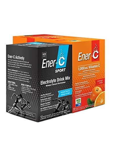 Buy Pack Of 2 Sport Electrolyte Drink Mix And Vitamin C 1000 mg in Saudi Arabia