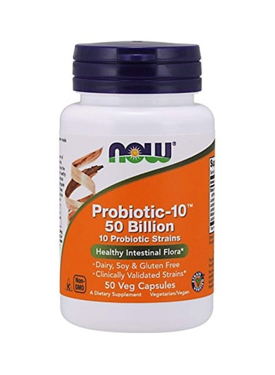 Buy Probiotic-10 50 Billion Dietary Supplement - 50 Capsules in UAE