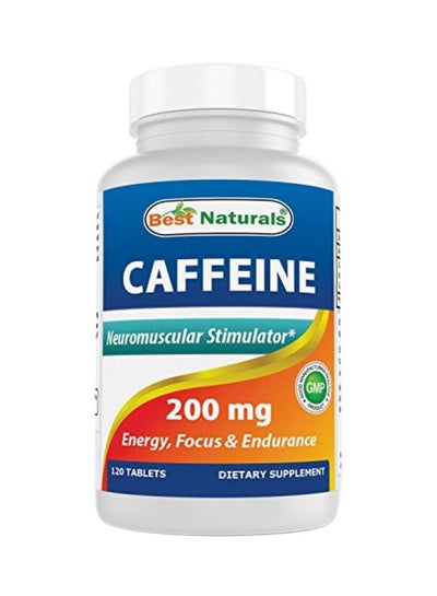 Buy Caffeine Neuromuscular Stimulator Pills 200 mg - 120 Tablets in Saudi Arabia