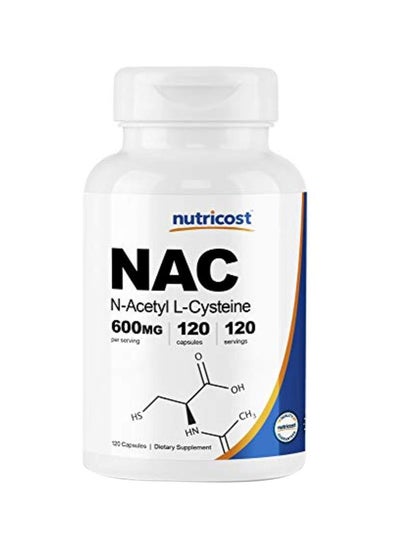 Buy N-Acetyl L-Cysteine Dietary Supplement 600mg - 120 Capsules in Saudi Arabia