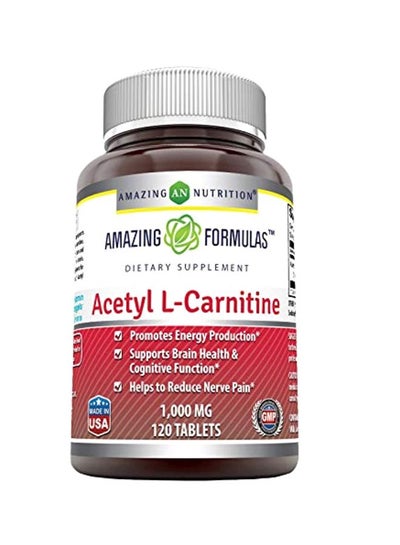 Buy Acetyl L-Carnitine 1000mg - 120 Tablets in Saudi Arabia