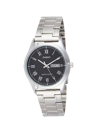 Buy Men's Water Resistant Analog Watch MTP-V006D-1BUDF - 38 mm - Silver in Saudi Arabia