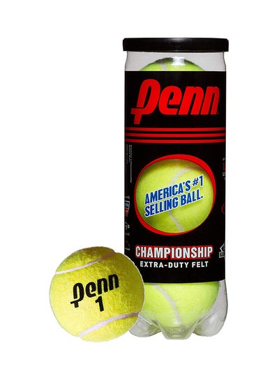 Buy 3-Piece Championship Tennis Ball 3inch in Saudi Arabia
