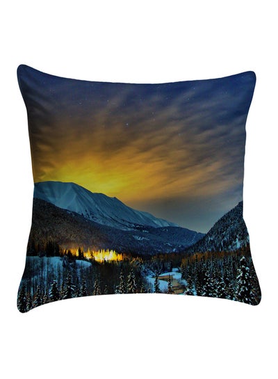 Buy Printed Pillow Cover polyester Multicolour 40x40cm in Egypt