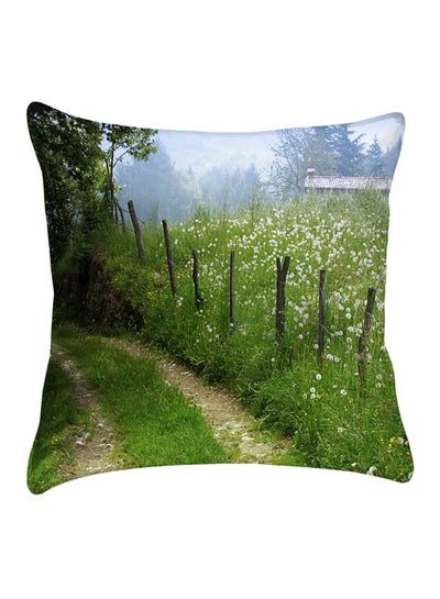 Buy Printed Pillow Cover Polyester Multicolour 40x40cm in Egypt