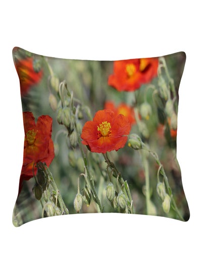 Buy Printed Pillow Cover polyester Multicolour 40x40cm in Egypt