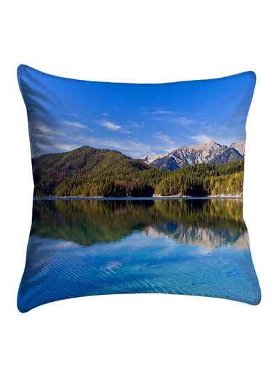 Buy Printed Pillow Cover Polyester Multicolour 40x40cm in Egypt