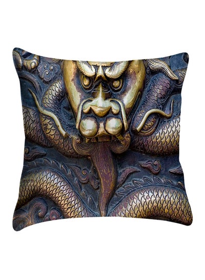 Buy Printed Pillow Cover Polyester Multicolour 40x40cm in Egypt