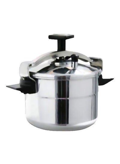 Buy Aluminium Pressure Cooker Silver/Black 11L in UAE