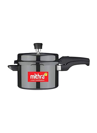 Buy Hard Anodised Pressure Cooker 3 Liter Black in UAE