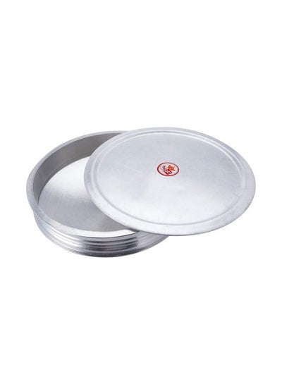 Buy Cast Aluminium Urli/Handi Pot Silver 40.5centimeter in UAE