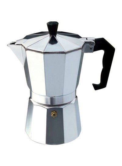 Buy Moka Pot Octangle Coffee Maker Silver 16.8 x 9.8centimeter in Egypt