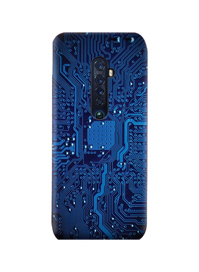 Buy Protective Case Cover For Oppo Reno 2 Blue/Black in UAE