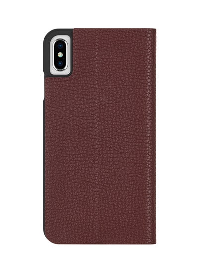 Buy Protective Case Cover For iPhone XS Max Brown in UAE