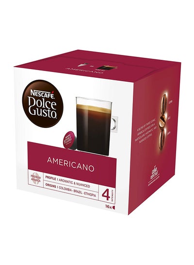 اشتري كبسولات قهوة أمريكانو 160غرام عبوة من 16 قطعة في الامارات