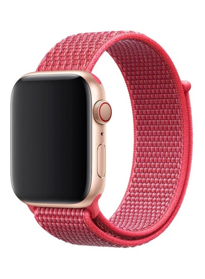 Buy Replacement Band For Apple Watch Series 5/4/3/2/1 44 mm Pink in UAE