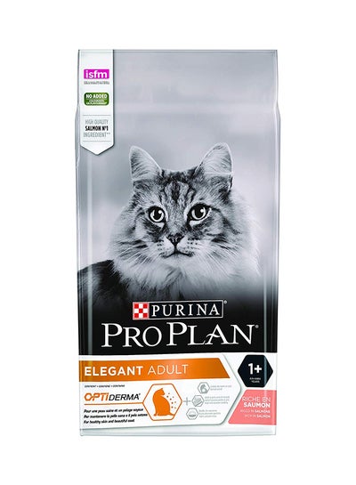 اشتري Elegant Cat Salmon Dry Food بني 1.5 kg في الامارات