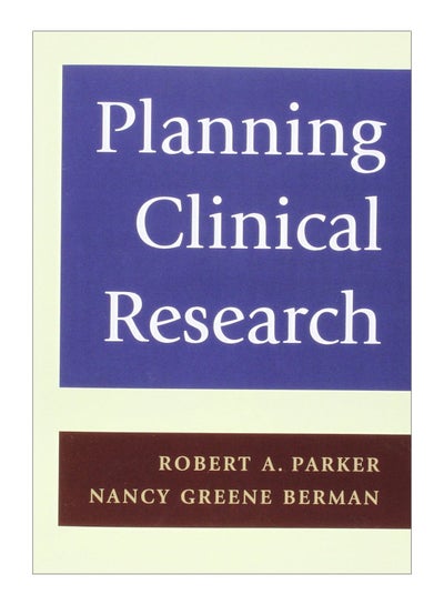 Buy Planning Clinical Research paperback english - 13-Oct-16 in Egypt