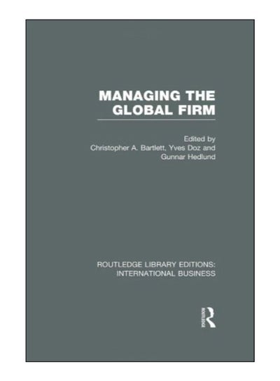 اشتري Managing The Global Firm Hardcover 1st edition في مصر