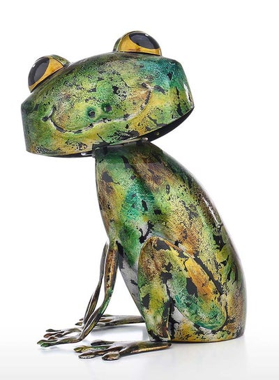 اشتري Tooarts Frog Sculpture Multicolour 22.5x15.50x17.50centimeter في السعودية