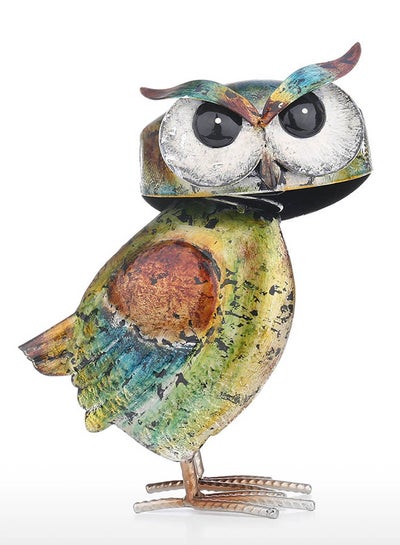 اشتري Tooarts Owl Sculpture Multicolour 25x11.50x18centimeter في السعودية