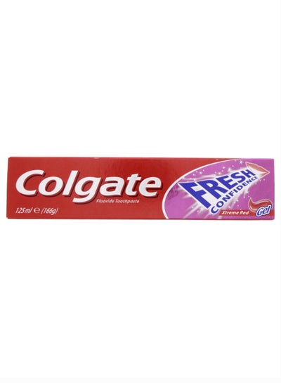 Buy Fresh Confidence Extreme Gel Fluoride Toothpaste 125ml in Saudi Arabia